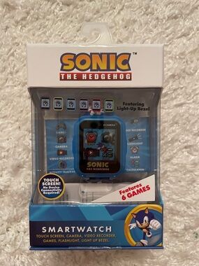 Sonic The Hedgehog Light Up Interactive Smartwatch NWT